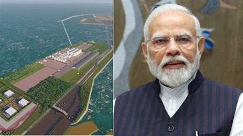 PM Modi lays foundation stone of Vadhvan Port project in .